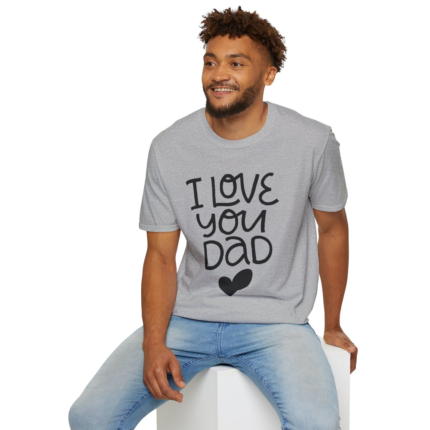 I Love You Dad T-Shirt — Heart Father’s Day Gift