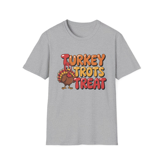 Thanksgiving Turkey Trots Unisex Softstyle T-Shirt