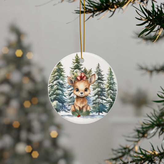 Baby Dear Ceramic Ornaments - 2-Sided Print