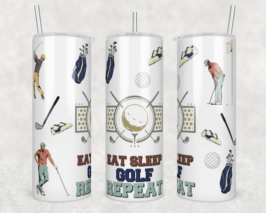 Eat Sleep Golf Repeat (191)