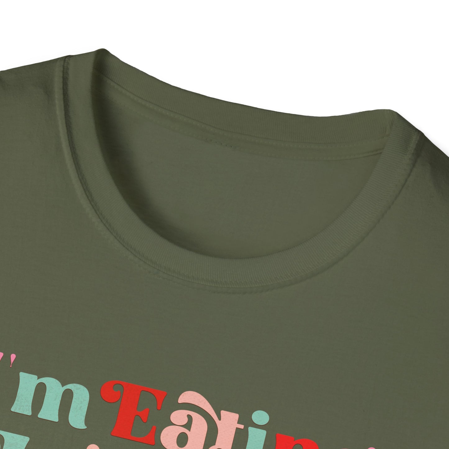 I'm Eating Junk Unisex Softstyle T-Shirt - Fun & Quirky Statement Tee for Snack Lovers