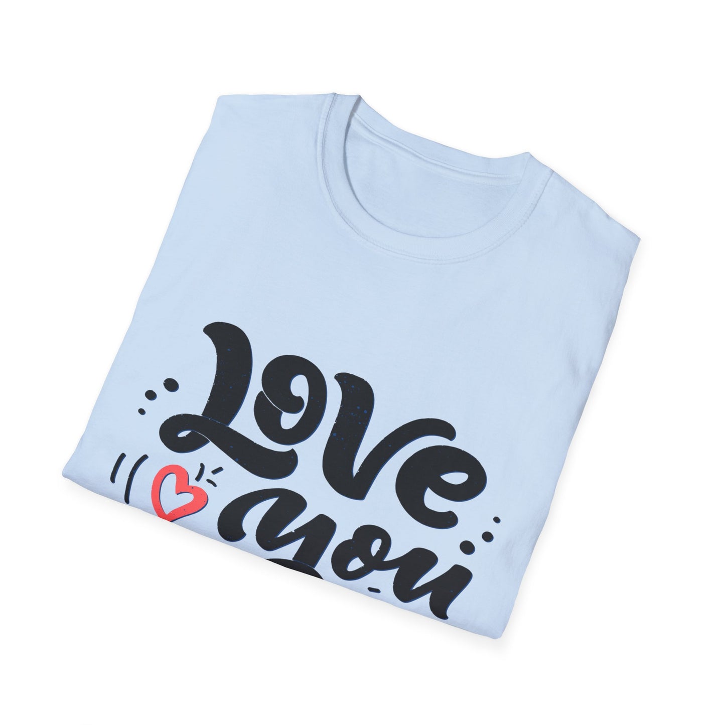 Love You Dad T-Shirt — Heart Dad Graphic Tee for Father’s Day