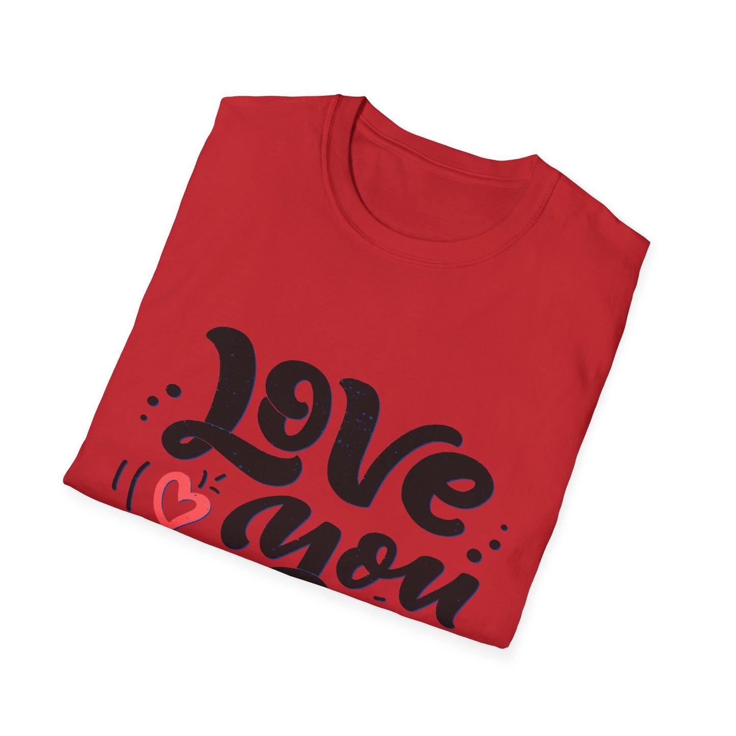 Love You Dad T-Shirt — Heart Dad Graphic Tee for Father’s Day