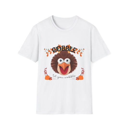 Gobble Til You Wobble Unisex Softstyle T-Shirt