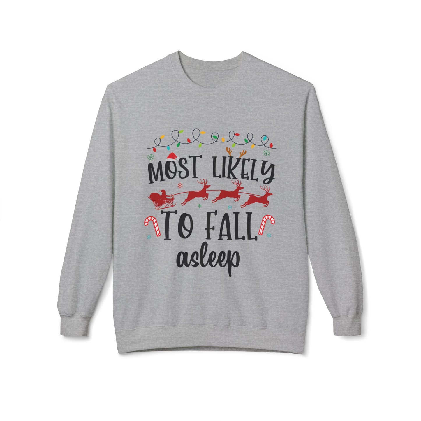 Most Likely to Fall Asleep Crewneck Sweatshirt