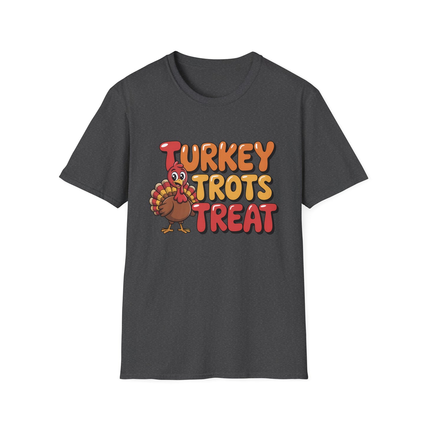 Thanksgiving Turkey Trots Unisex Softstyle T-Shirt