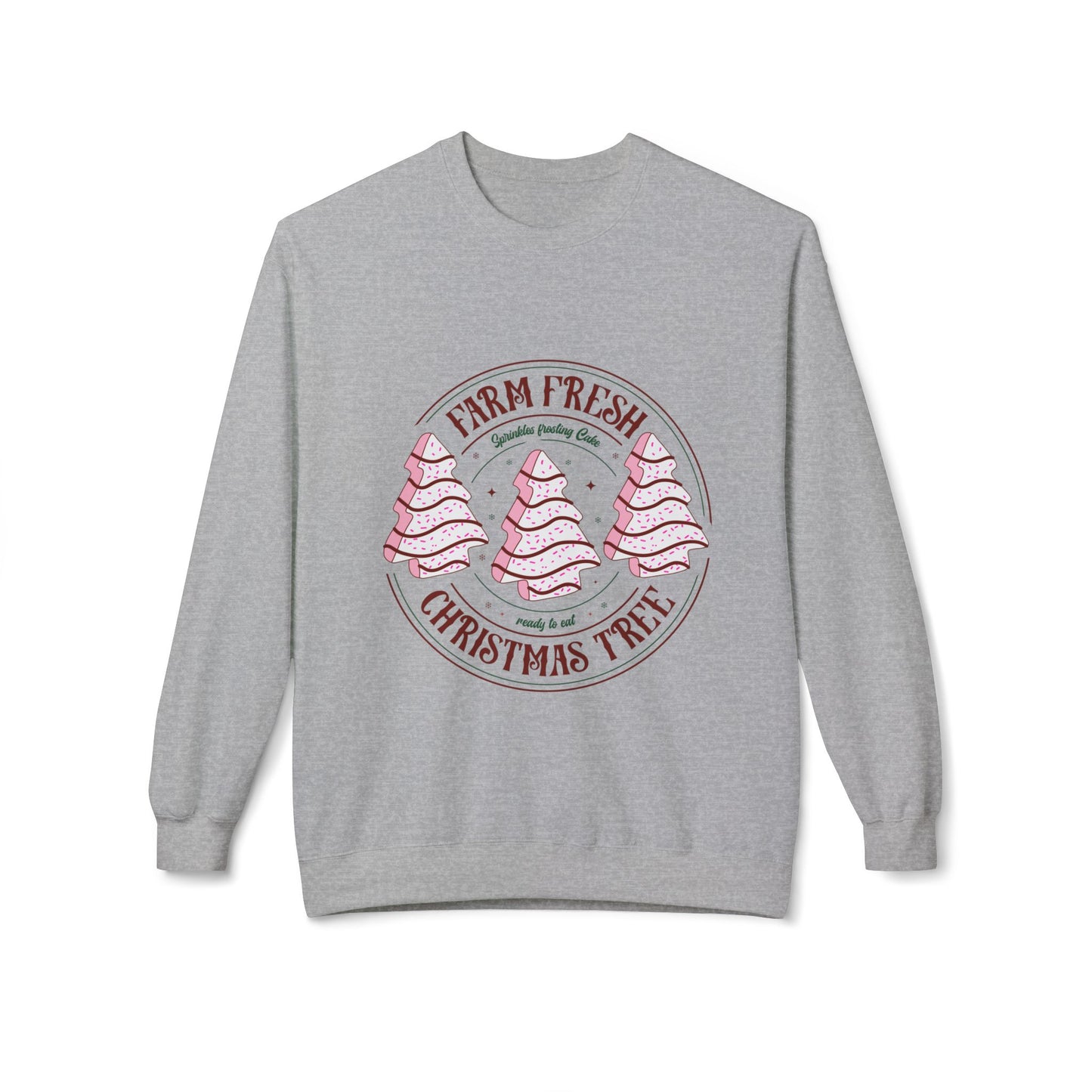 Farm Fresh Christmas Tree Crewneck Sweatshirt