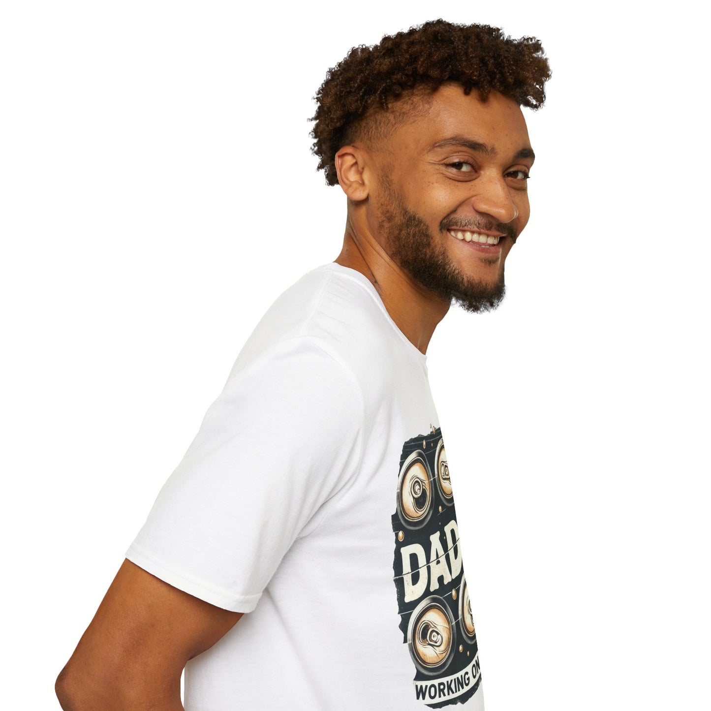 Dad Bod T-Shirt — "Dad Bod: Working On My Six Pack" Funny Fathers Day Tee
