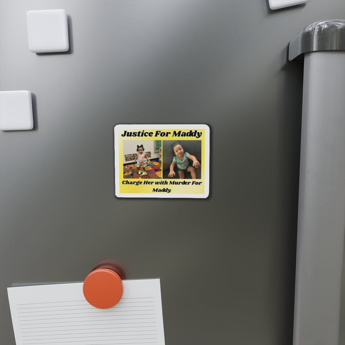 Justice for Maddy Die-Cut Magnet