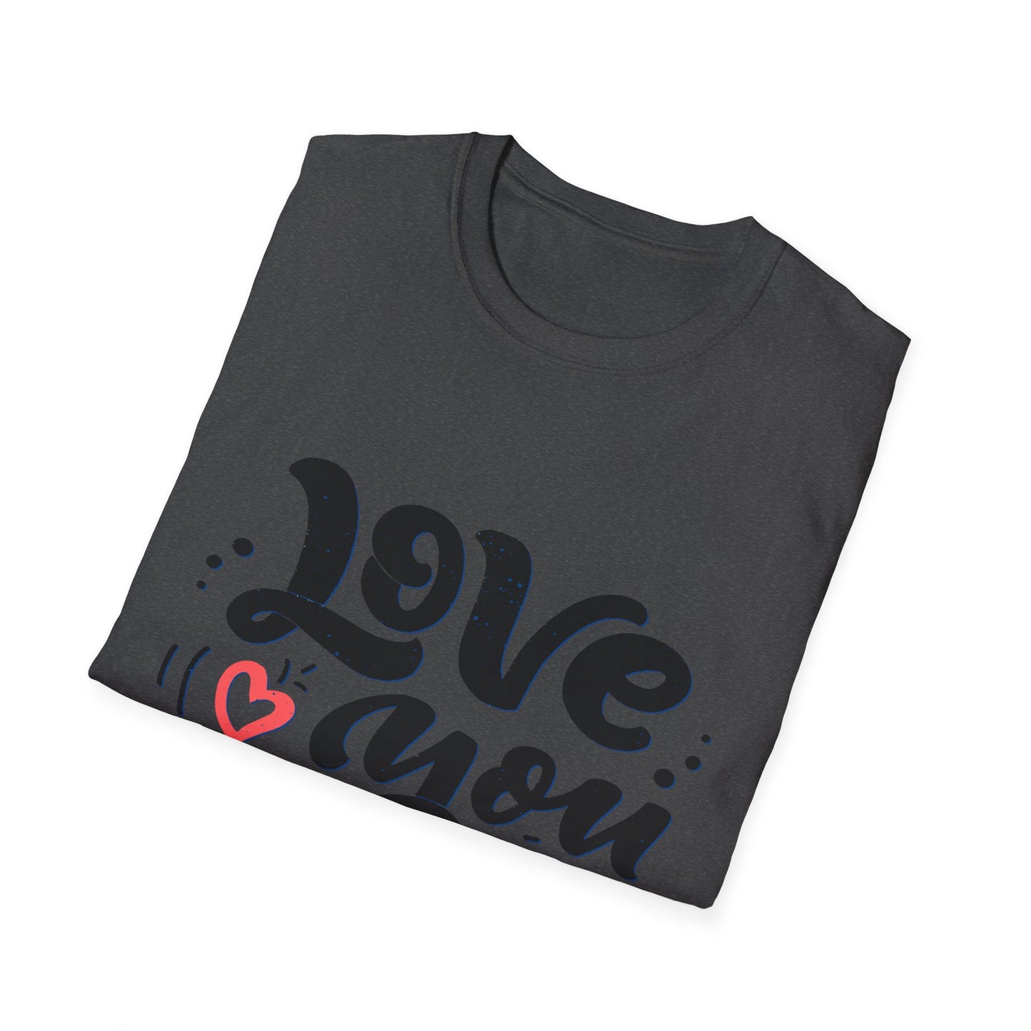 Love You Dad T-Shirt — Heart Dad Graphic Tee for Father’s Day