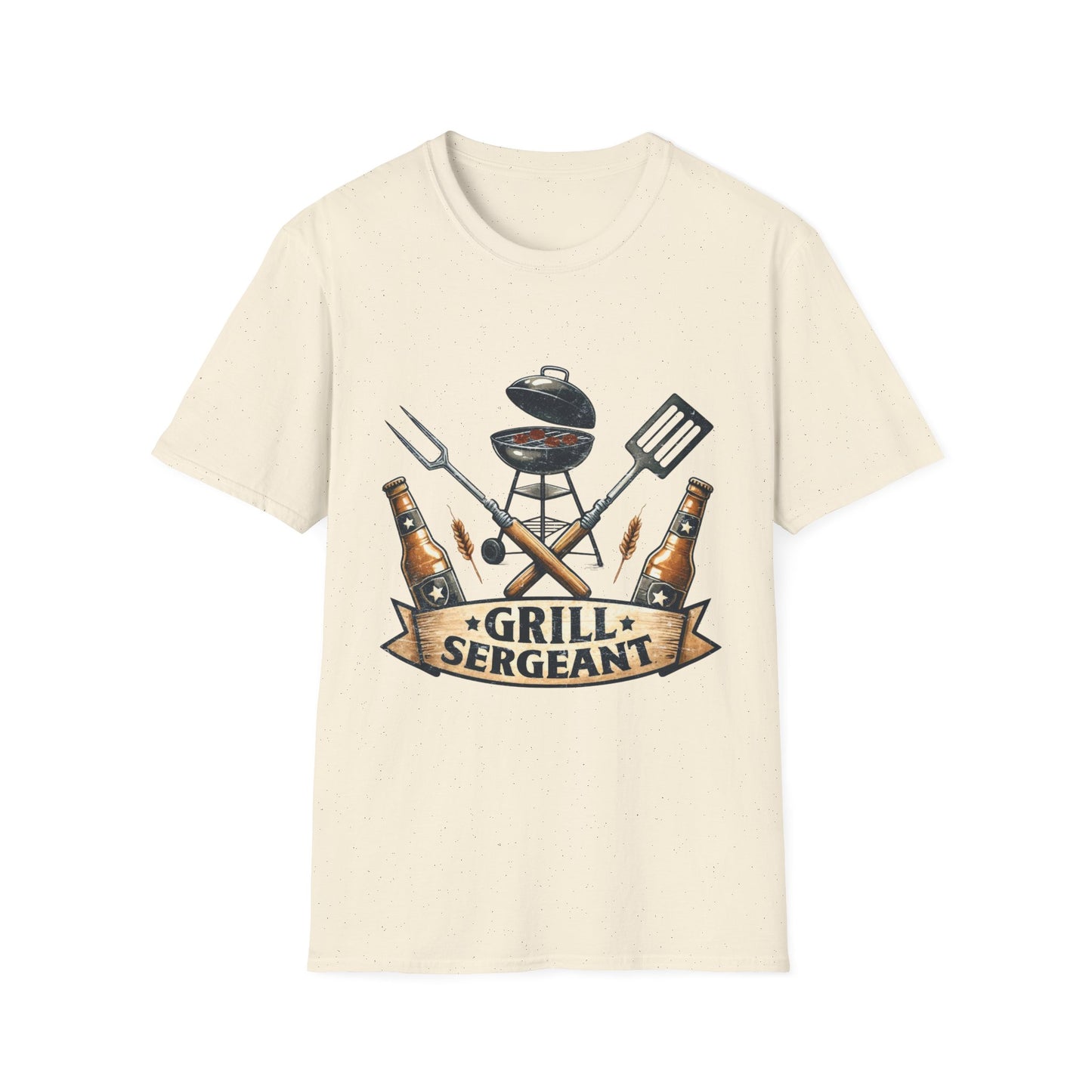 Grill Sergeant T‑Shirt — Funny BBQ Chef Shirt for Grill Lovers