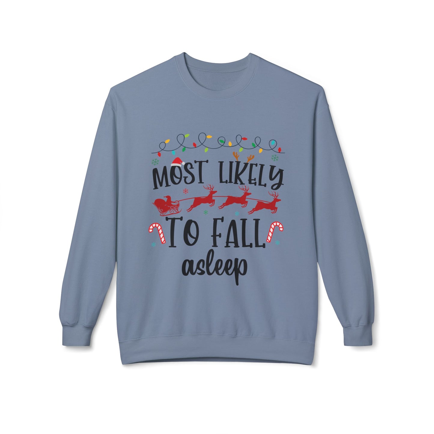 Most Likely to Fall Asleep Crewneck Sweatshirt