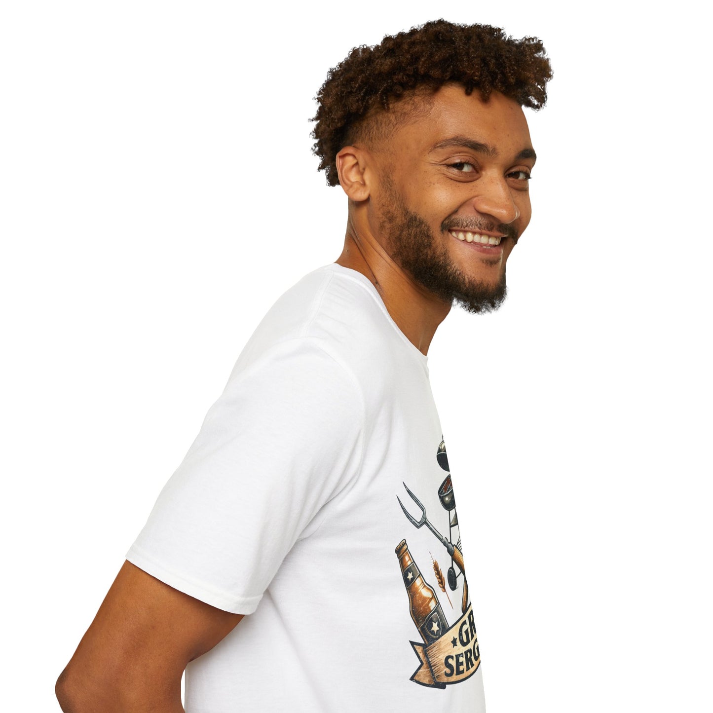 Grill Sergeant T‑Shirt — Funny BBQ Chef Shirt for Grill Lovers
