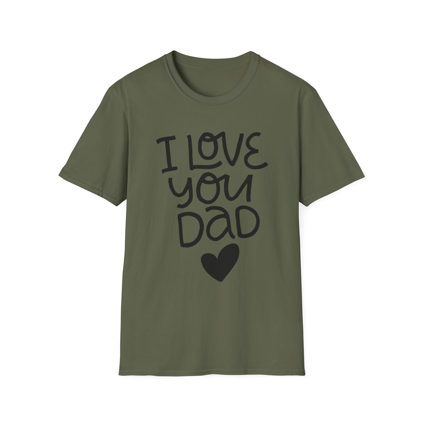 I Love You Dad T-Shirt — Heart Father’s Day Gift