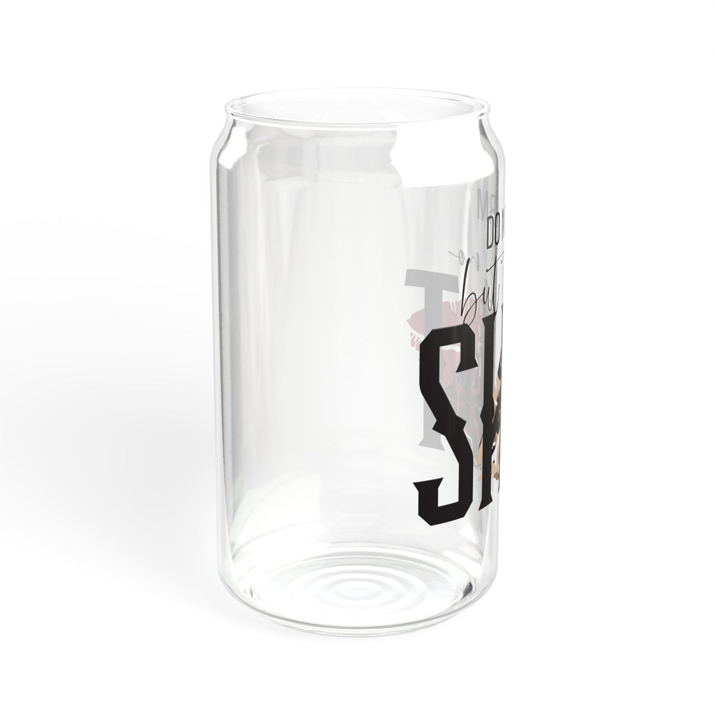 Do No Harm Sipper Glass – 16oz Bamboo Lid Tumbler