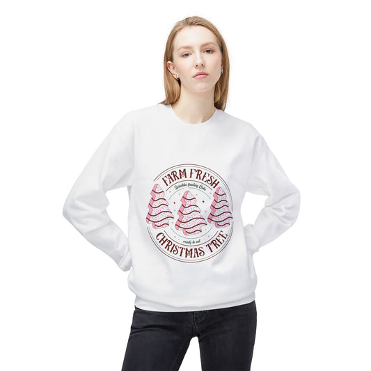 Farm Fresh Christmas Tree Crewneck Sweatshirt