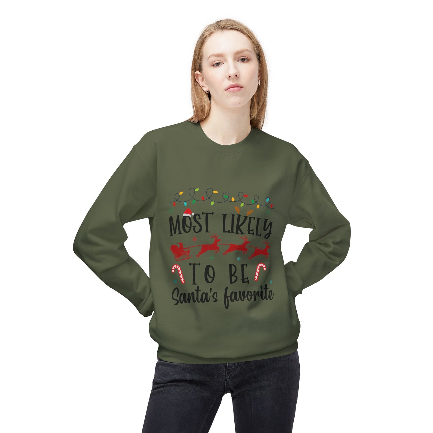 Most Likely to Be Santa’s Favorite Crewneck Sweatshirt