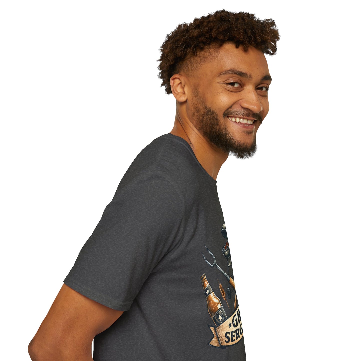 Grill Sergeant T‑Shirt — Funny BBQ Chef Shirt for Grill Lovers