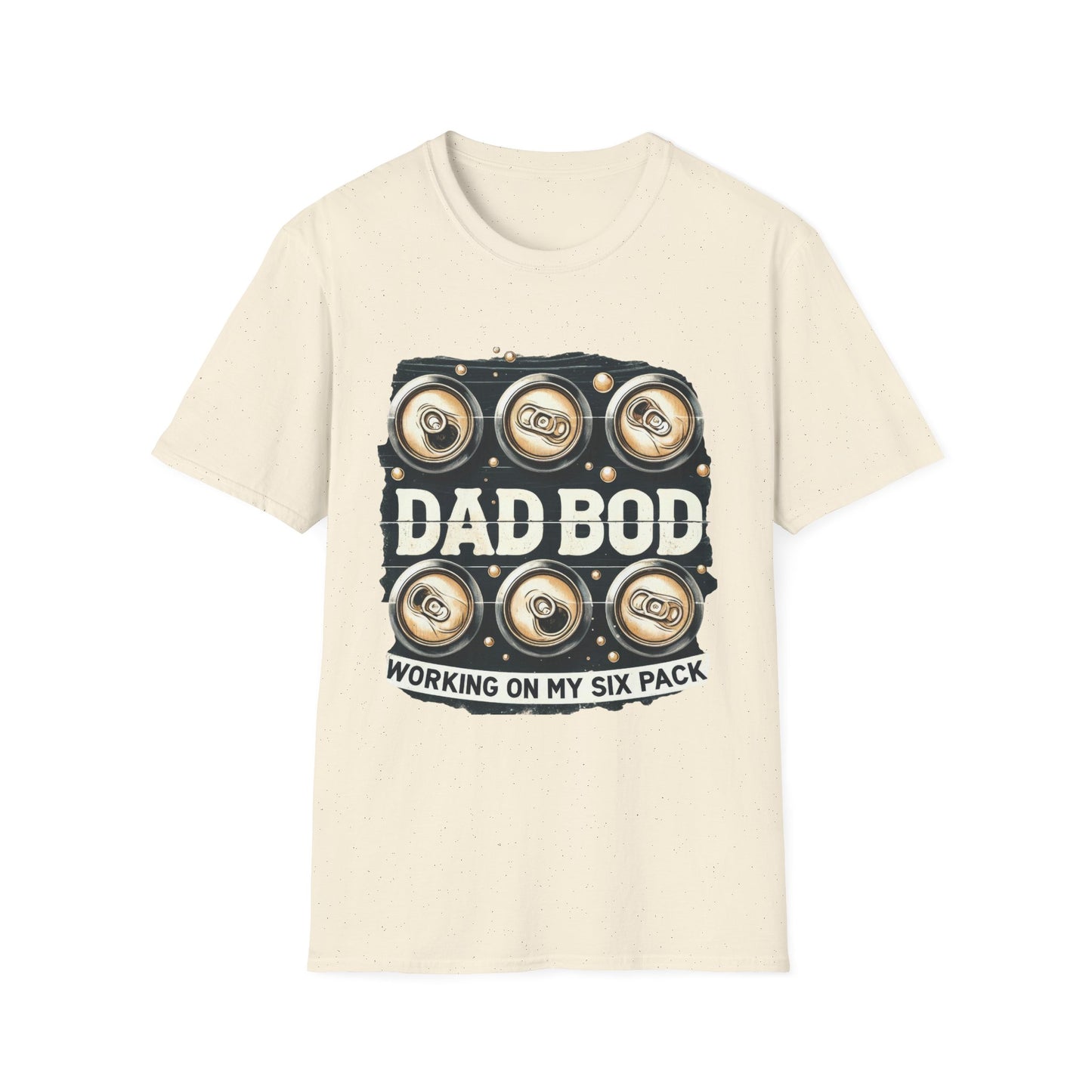 Dad Bod T-Shirt — "Dad Bod: Working On My Six Pack" Funny Fathers Day Tee