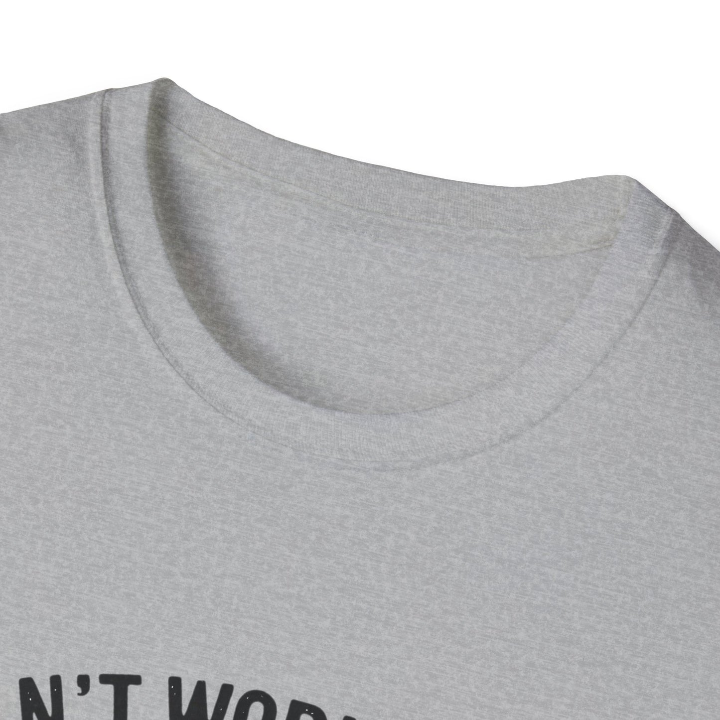 Fishing T-Shirt — "I Can't Work Today, My Arm Is in a Cast" Vintage Sunset Gift