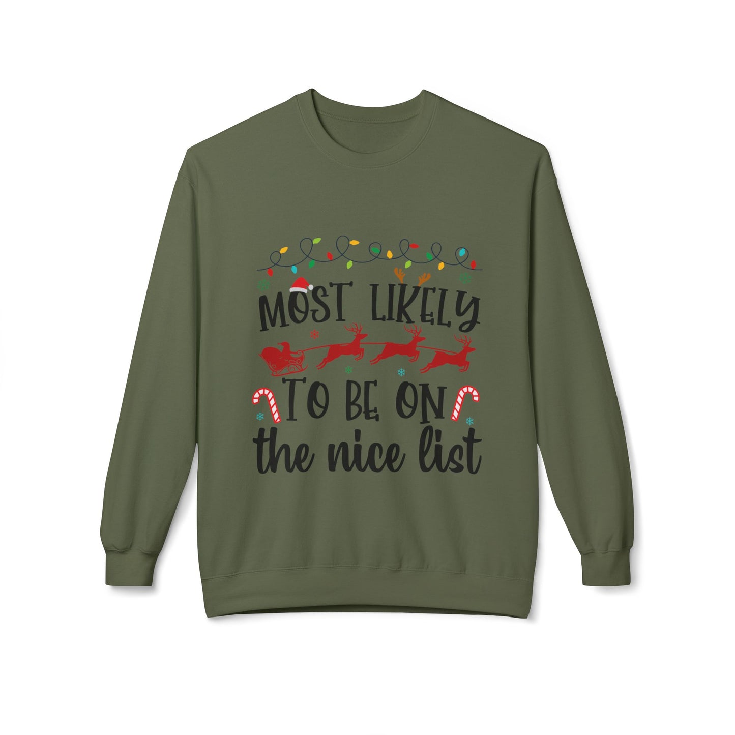 Most Likely to Be On the Nice List Crewneck Sweatshirt