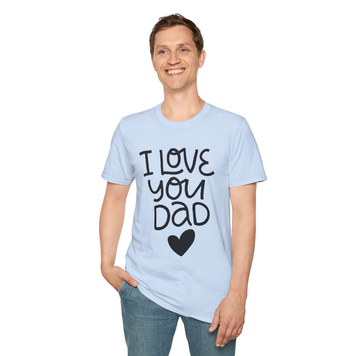 I Love You Dad T-Shirt — Heart Father’s Day Gift