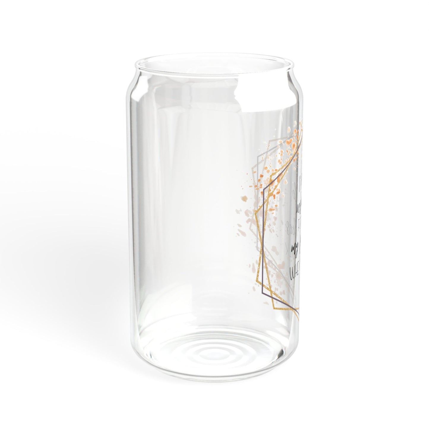 I’m Not Impossible, Sipper Glass, 16oz