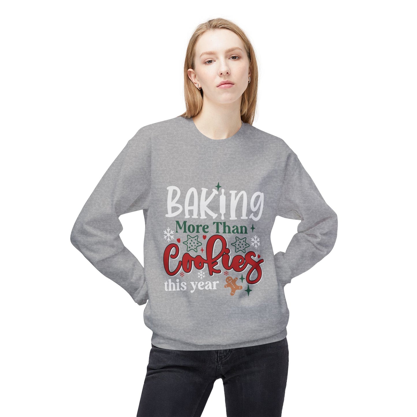 Baking More Than Cookies Crewneck Sweatshirt