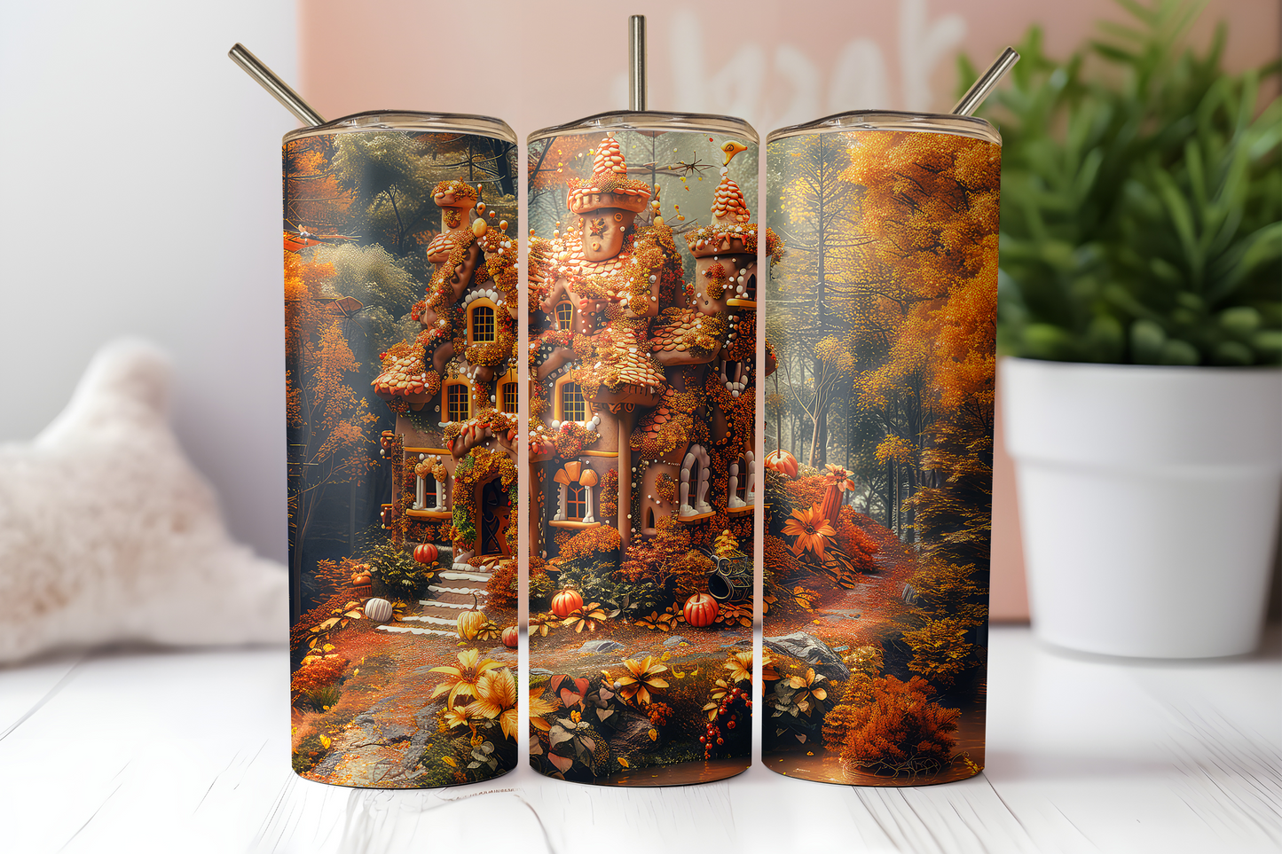 Fall Gingerbread House