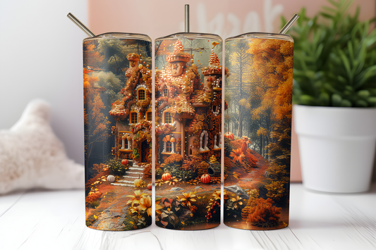 Fall Gingerbread House