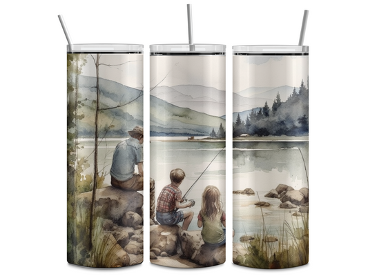 Father FIshing with Children (194)