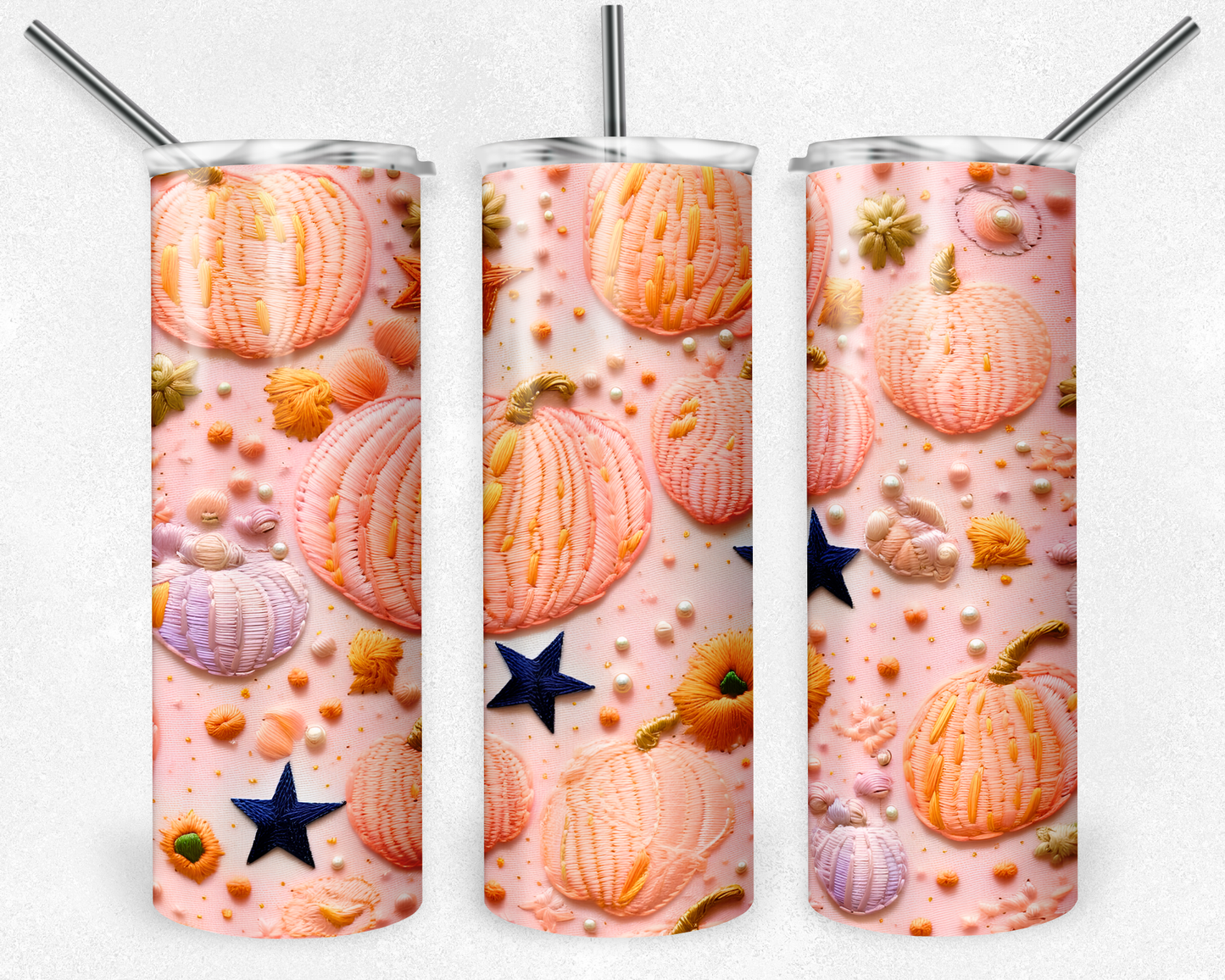 Embroidered Pumpkins